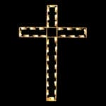 4' Cross Holiday Light Display