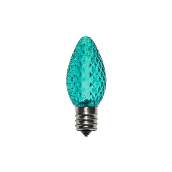 C7 SMD LED Teal Retro Fit Bulb 25 Pack