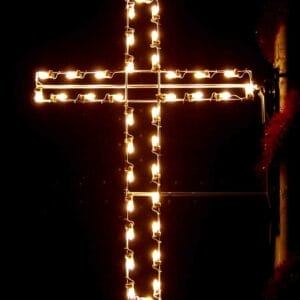 4' Cross Pole Mount Holiday Light Display