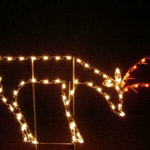 3' Grazing Deer Holiday Light Display