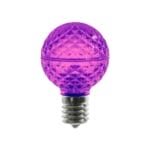 Minleon® G40 C9 LED Purple Globe Bulbs