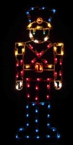 5' Nutcracker Holiday Light Display