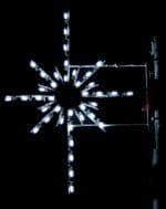 4.5' Silhouette Starburst Holiday Light Display
