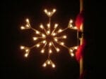 3' Silhouette Standard Snowflake Holiday Light Display