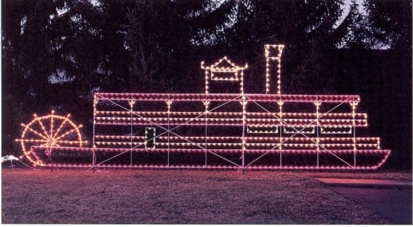 35' Riverboat Holiday Light Display