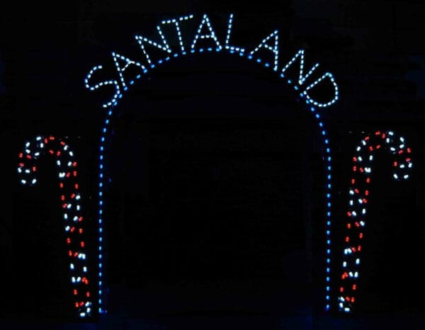 13' Santaland Arch Holiday Light Display