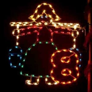 5' Twelve Days Of Christmas - Day 8 Holiday Light Display