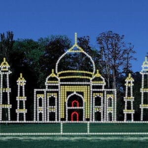 18' Taj Mahal Holiday Light Display