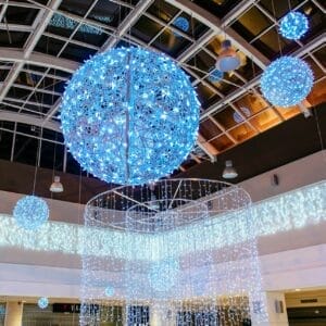 3D Orb Fiberglass Light Display