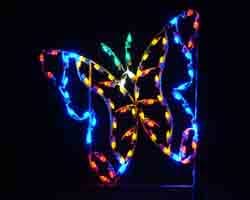 5' Butterfly Holiday Light Display