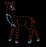 6.5' Doe Holiday Light Display