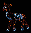 4' Fawn Holiday Light Display