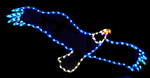 5' Eagle Flying Holiday Light Display