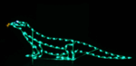 2.5' Komodo Dragon Holiday Light Display
