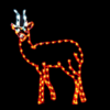 6.5' Kuda Doe Holiday Light Display