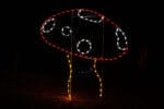 6' Mushroom Holiday Light Display