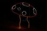 3' Mushroom Holiday Light Display