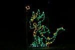 6.5' Animated Baby Dragon With Smoke Holiday Light Display