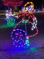 Creative Displays 12 Days of Christmas Day 9 Holiday Light Display