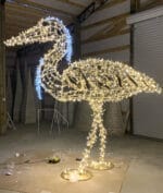 3D CRANE CUSTOM HOLIDAY LIGHT DISPLAY