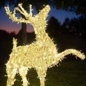Creative Displays 6.5 Ft Grapevine Deer