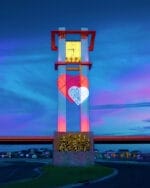 Heart Custom Valentine's Day Fiberglass Display