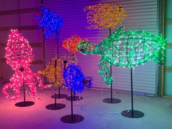 SEALIFE CUSTOM FABRICATED LIGHT DISPLAY