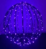 Purple LED Light Sphere