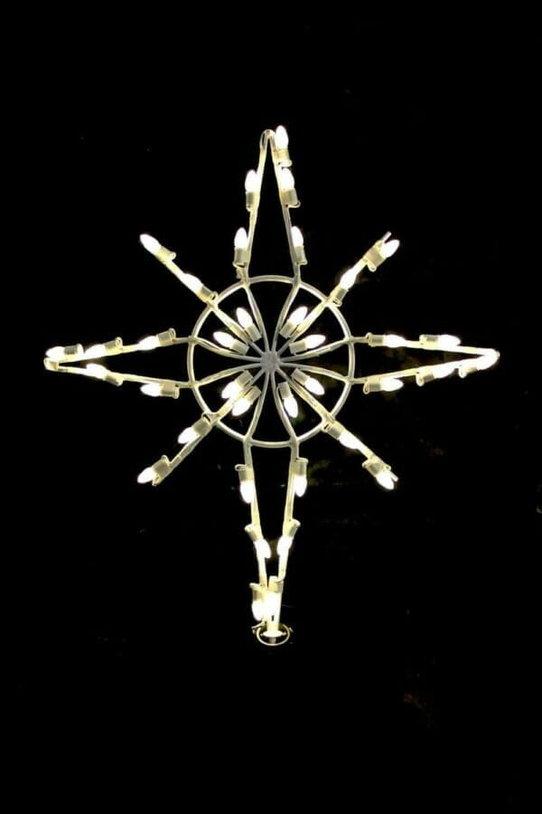 8' 2D Nativity Star LED Commercial Tree Topper