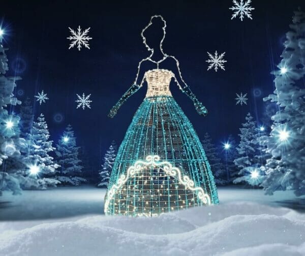 16' Princess Custom Holiday Light Display