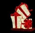 13.5' Mesh Gift Box Stack Holiday Light Display