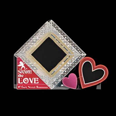 8' Valentine's Day Photo Frame Fabricated Display