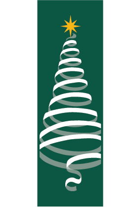 Modern Spiral Tree Street Banner 02204