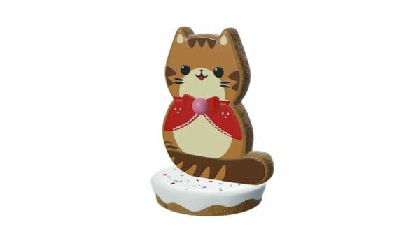3.5' Gingerbread Kitten Fiberglass Display