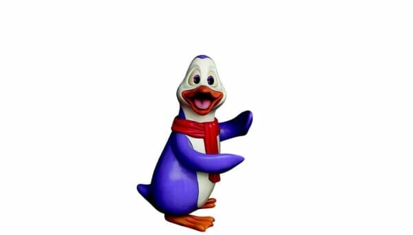 3' Phil the Penguin Building Fiberglass Display