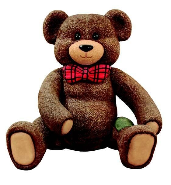 6.5' Red Teddy Bear Photo Op Fiberglass Display