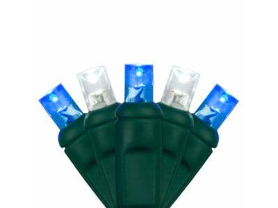 Creative Displays Blue and White Mini Lights