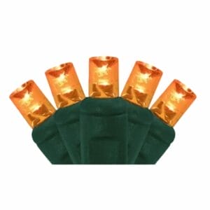 Pro-Grade® 5mm 100 Light LED Orange Mini Light Strings