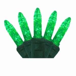 M5 50 Light LED Green Christmas Lights