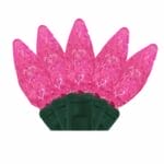 C6 50 LIGHT LED PINK CHRISTMAS LIGHTS