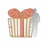 6' LED Present Light Up Dimensional Display