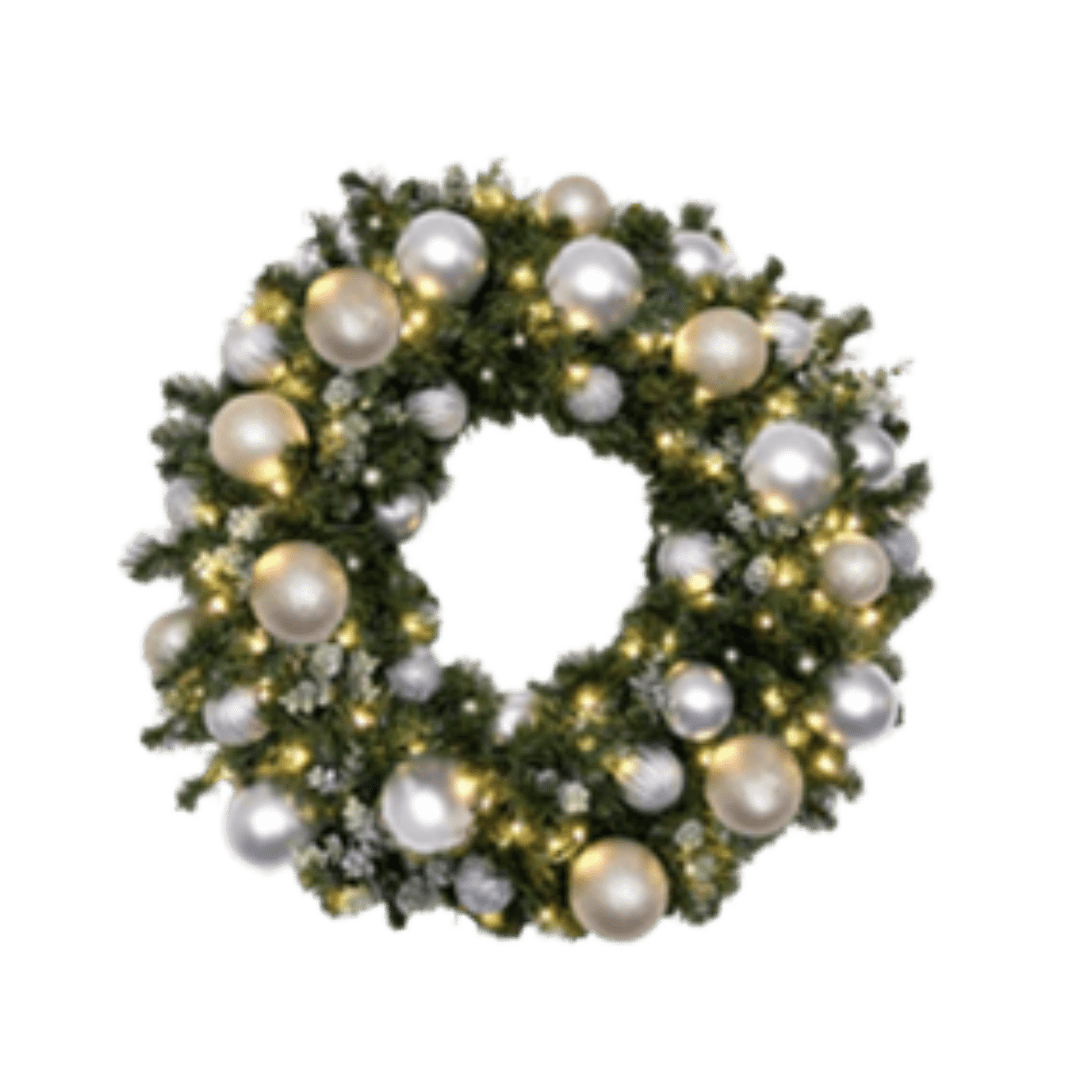 Pine Garland Wreath